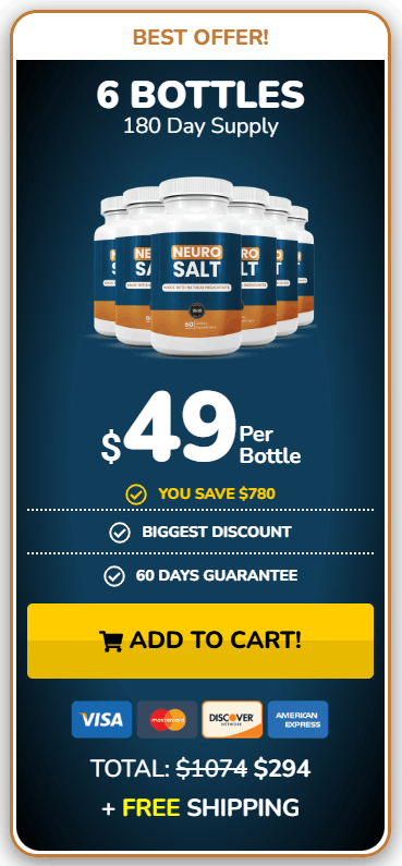 neurosalt 6 bottles price